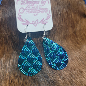 Earring 0032 Turquoise Mermaid